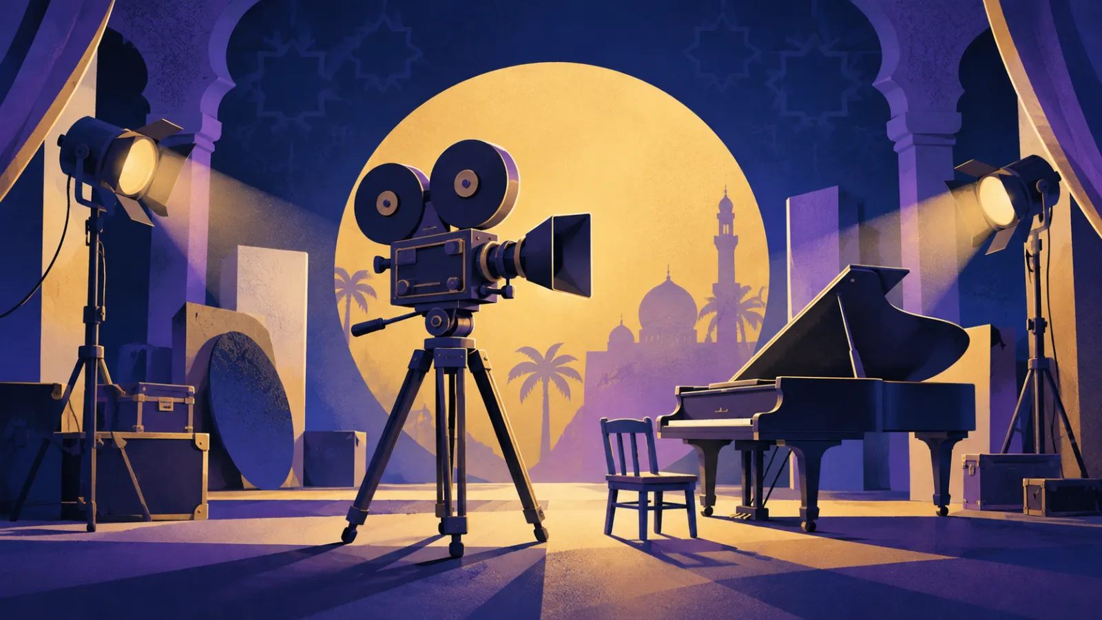 بلاتوه سينمائي قديم يستحضر بدايات فاتن حمامة طفلة في فيلم يوم سعيد