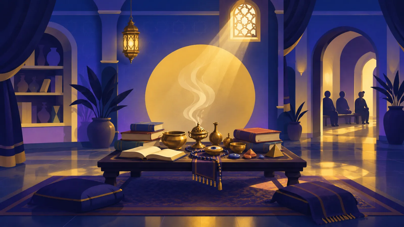 أدوات الدجل وكتب الفلسفة في عالم مستطاع الطعزي بفيلم البيضة والحجر