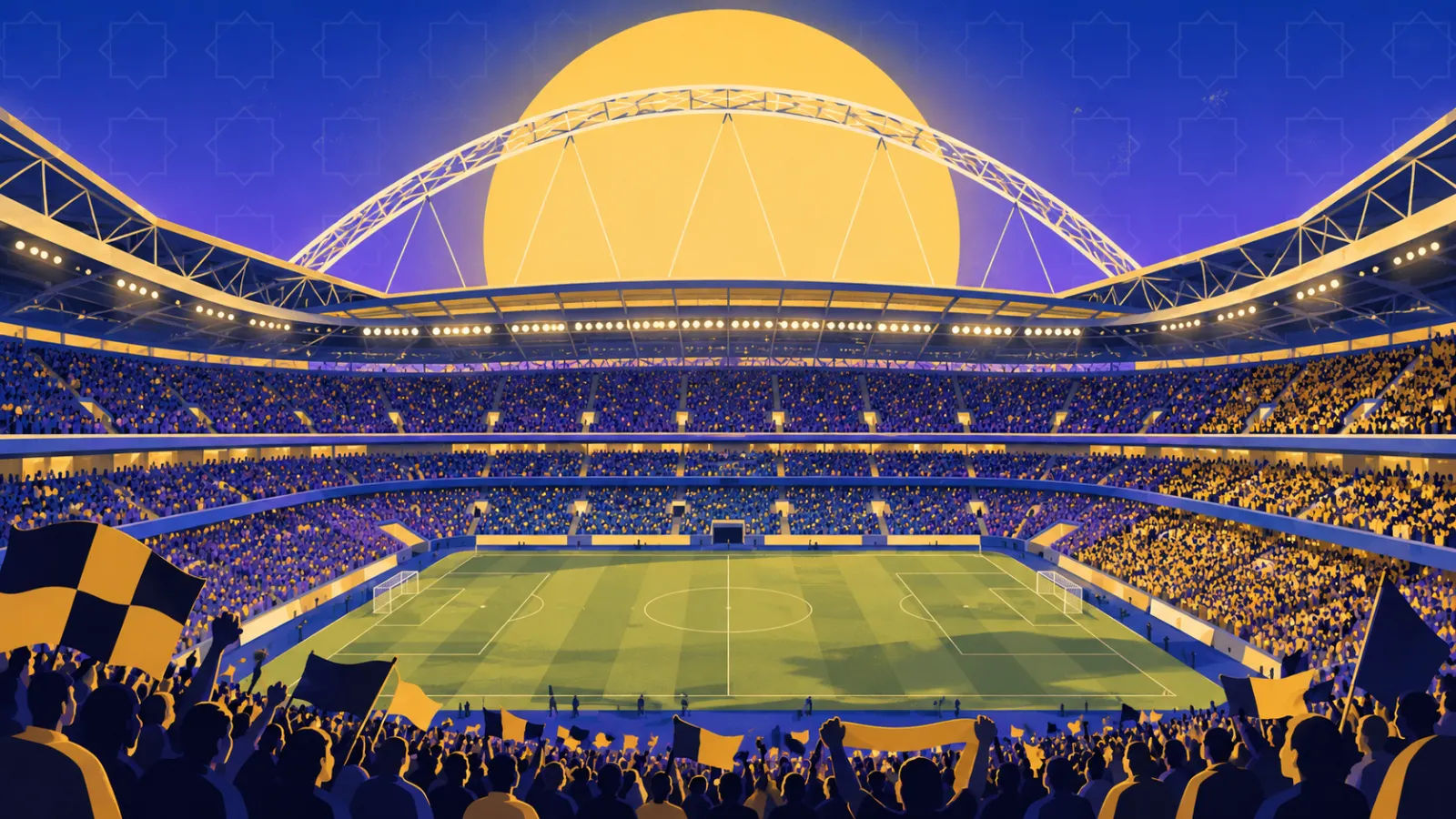 ملعب ويمبلي في لندن حيث خاض هال سيتي نهائي كأس الاتحاد 2014