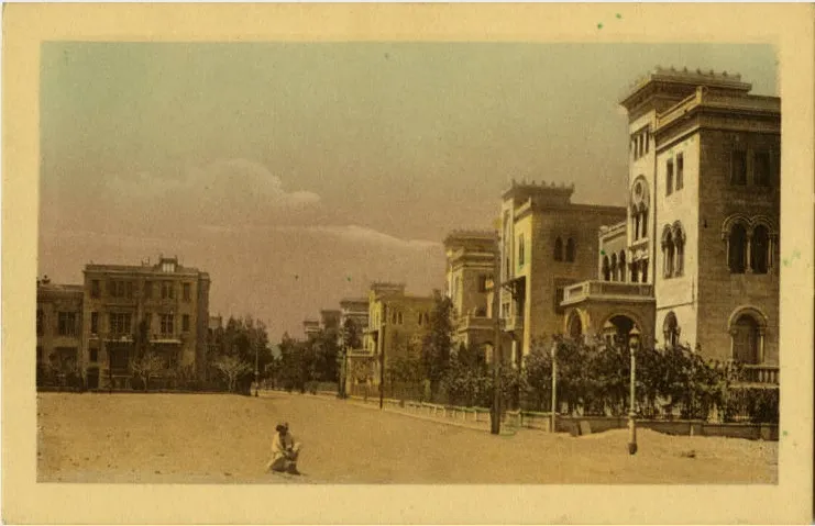 مصر الجديدة في الصحراء أثناء الطفرة العقارية قبل انهيار 1907 في مصر