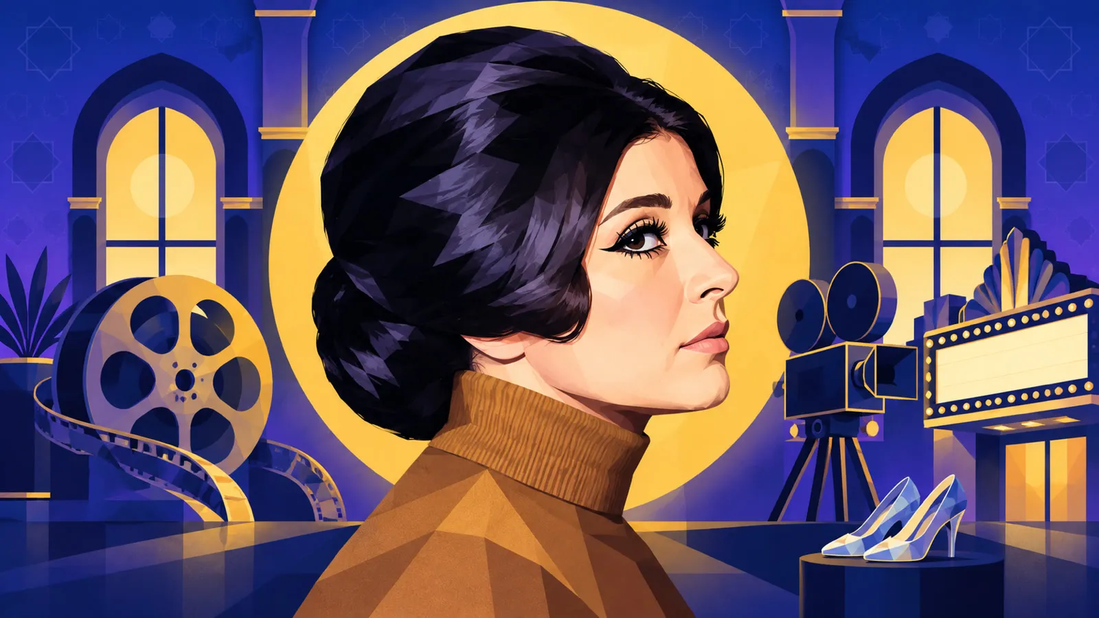 سعاد حسني سندريلا الشاشة العربية في صورة من مسيرتها السينمائية