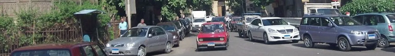 شارع قديم في حي جاردن سيتي بالقاهرة حيث وقعت جريمة السوبر ماركت الحقيقية