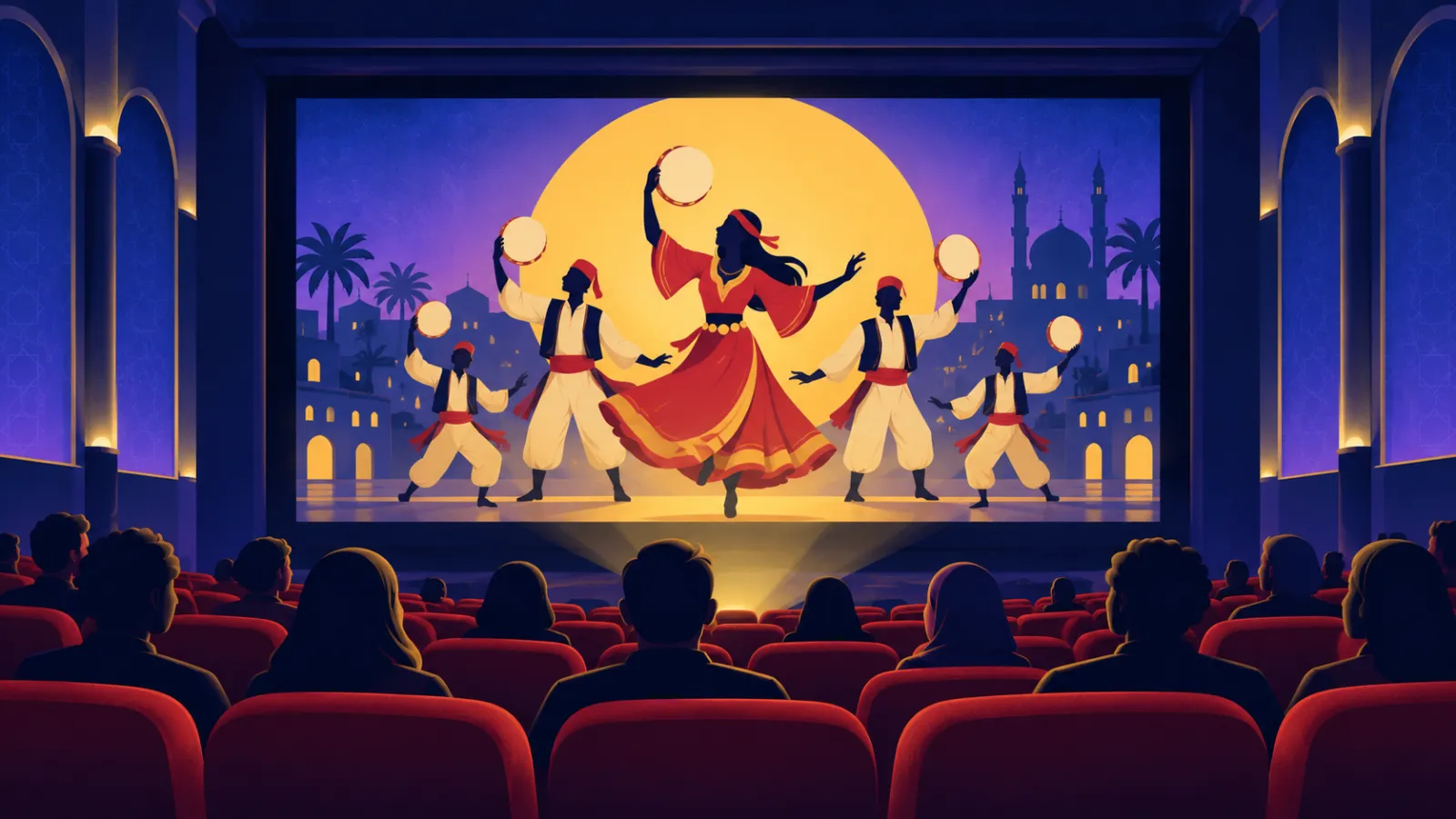 عرض النسخة المرممة من فيلم خلي بالك من زوزو في صالة سينما حديثة