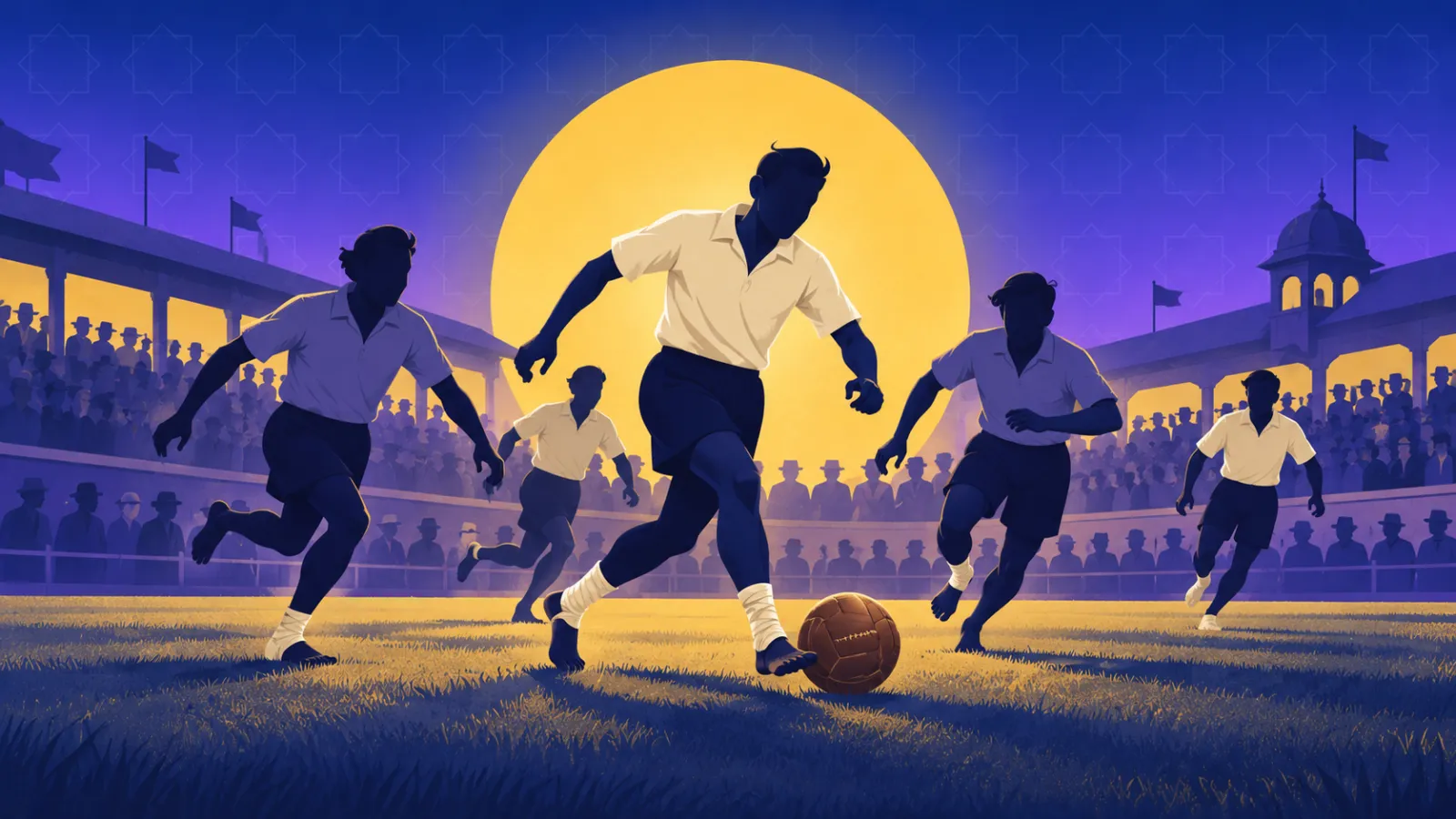 لاعبو منتخب الهند يلعبون حفاة قبل مونديال 1950