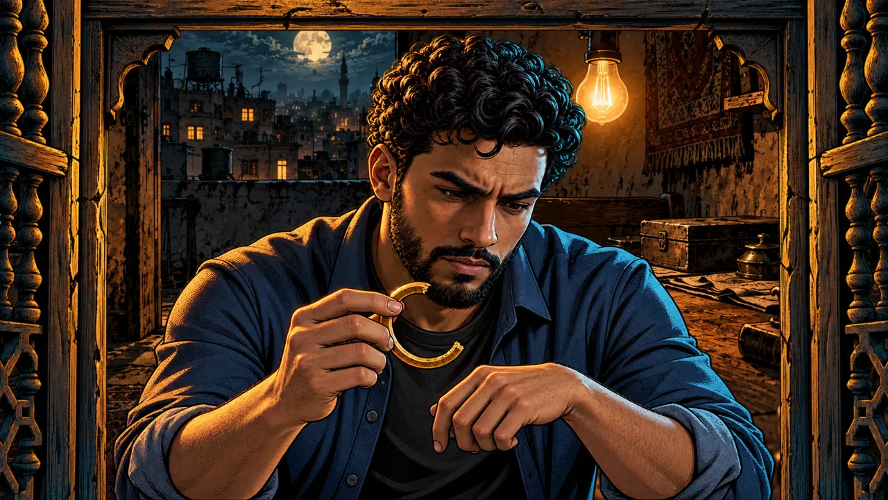 سليم حط نص الحلقة جنب المدار…